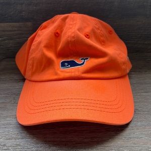 Neon Orange Relaxed Fit Vineyard Vines Hat. Unstructured capLIKE NEW. Adjustable